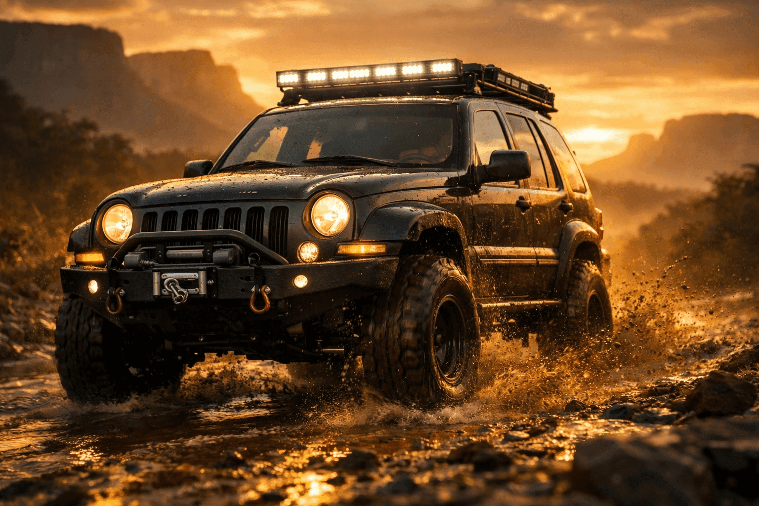 Jeep Liberty KJ Off-Road